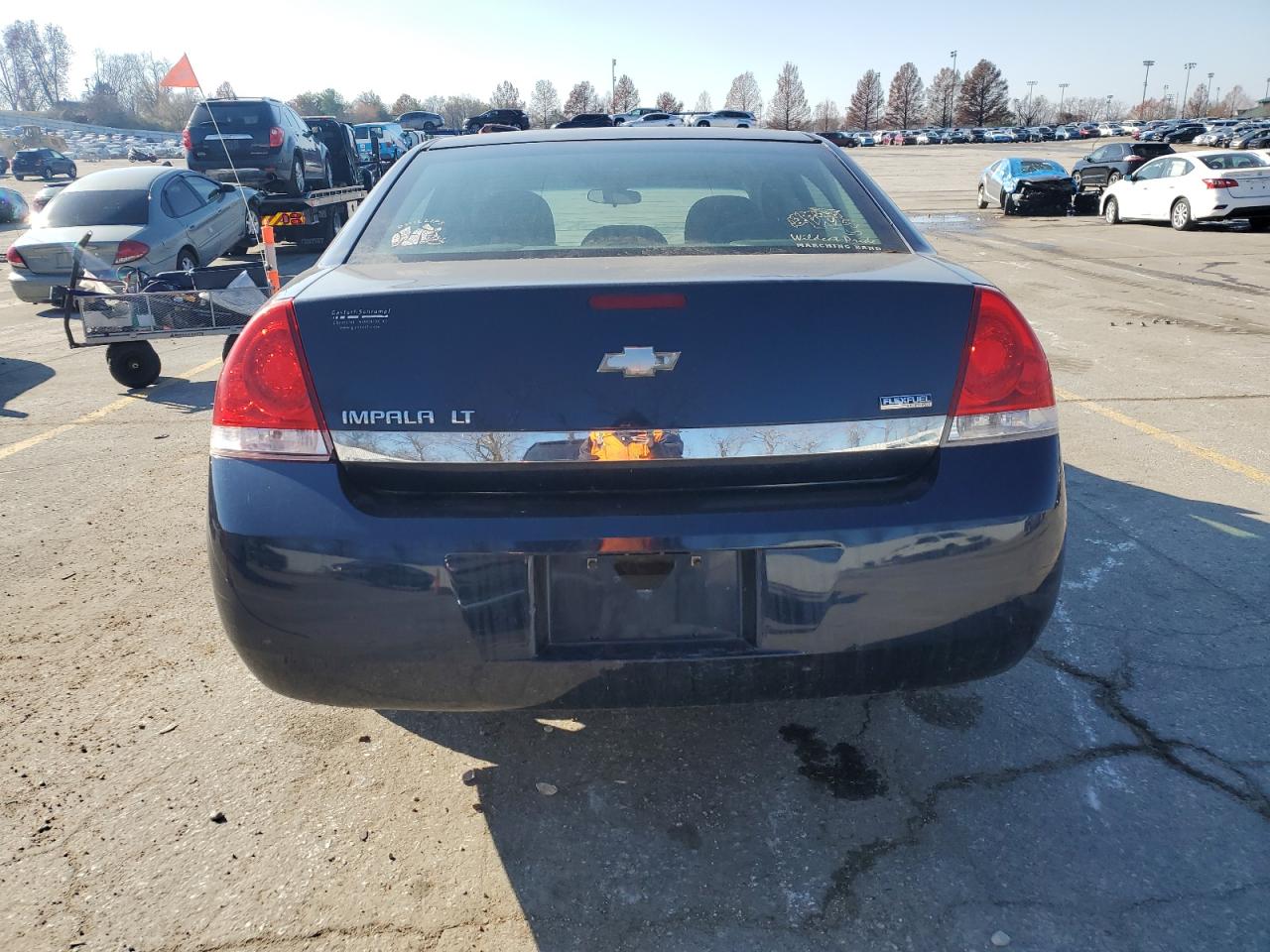2010 Chevrolet Impala VIN 2G1WB5EK8A1181956 Copart auction photo, rear end damage thumbnail 6