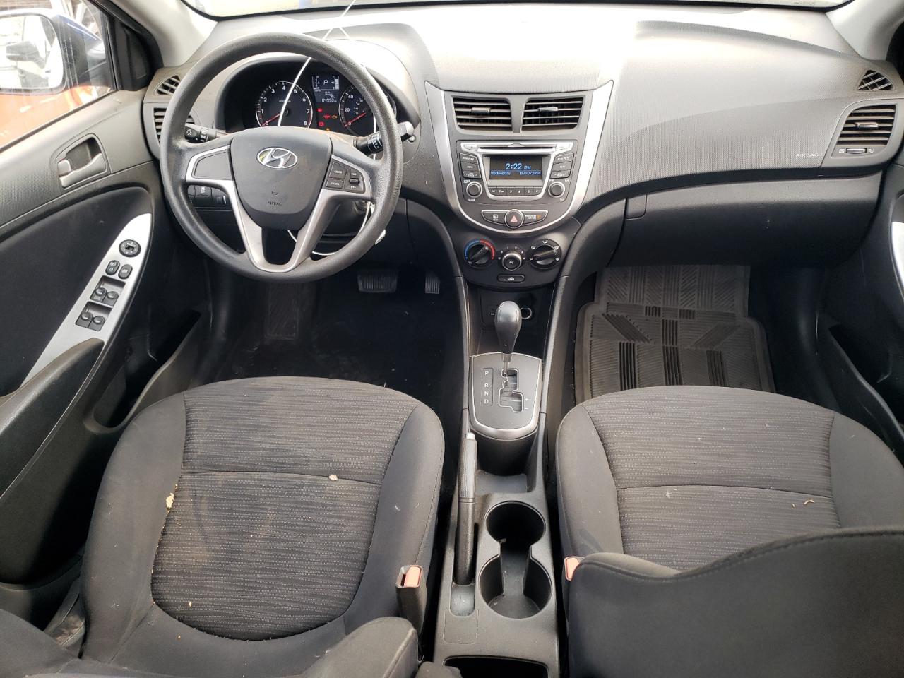 2017 Hyundai Accent VIN KMHCT5AE4HU342000 Copart auction photo, rear end damage thumbnail 8