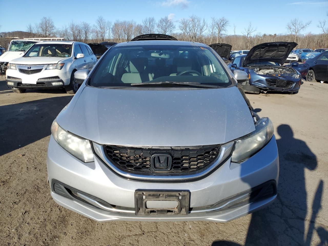 2014 Honda Civic VIN 19XFB2F80EE242170 Copart auction photo, all over damage thumbnail 5
