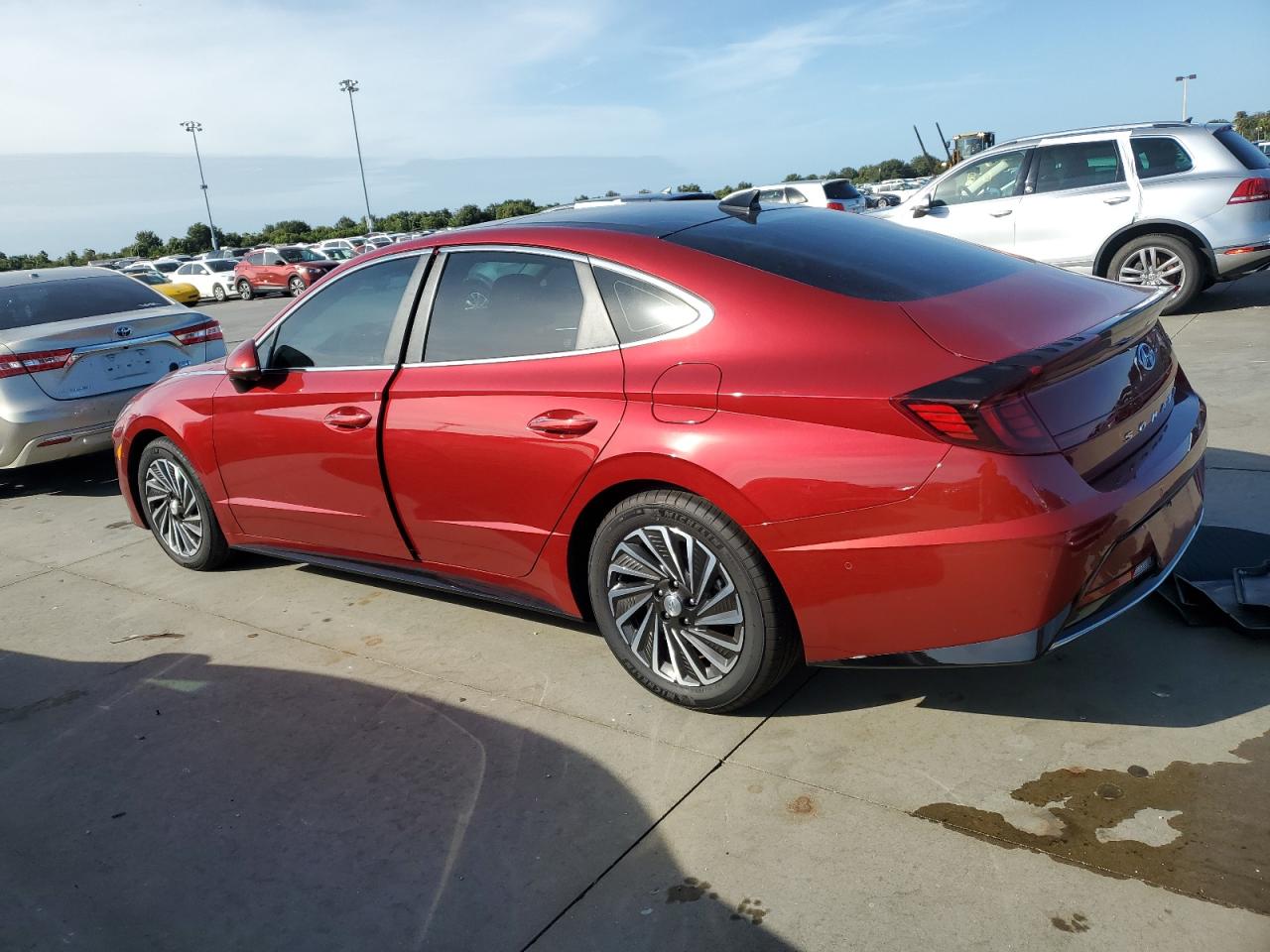 2023 Hyundai Sonata VIN KMHL54JJ0PA079389 Copart auction photo, water/flood damage thumbnail 2