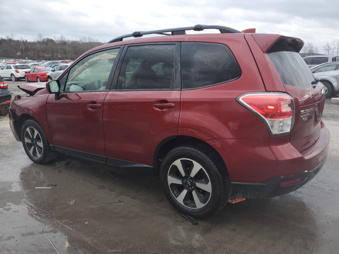 2017 Subaru Forester VIN JF2SJAEC5HH528047 Copart auction photo, front end damage thumbnail 2