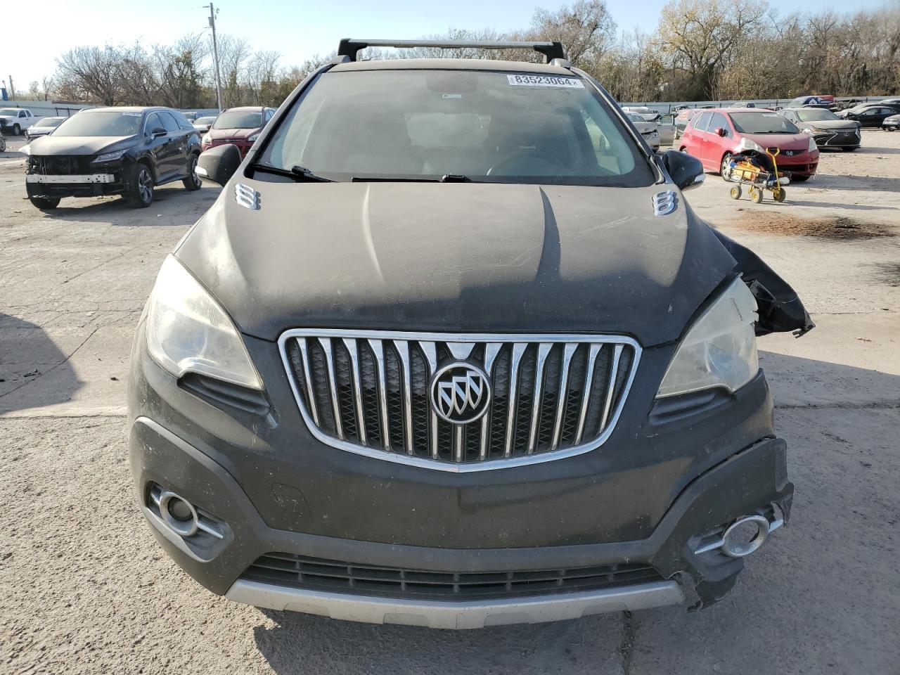 2014 Buick Encore VIN KL4CJCSB7EB586891 Copart auction photo, front end / minor dent/scratches damage thumbnail 5