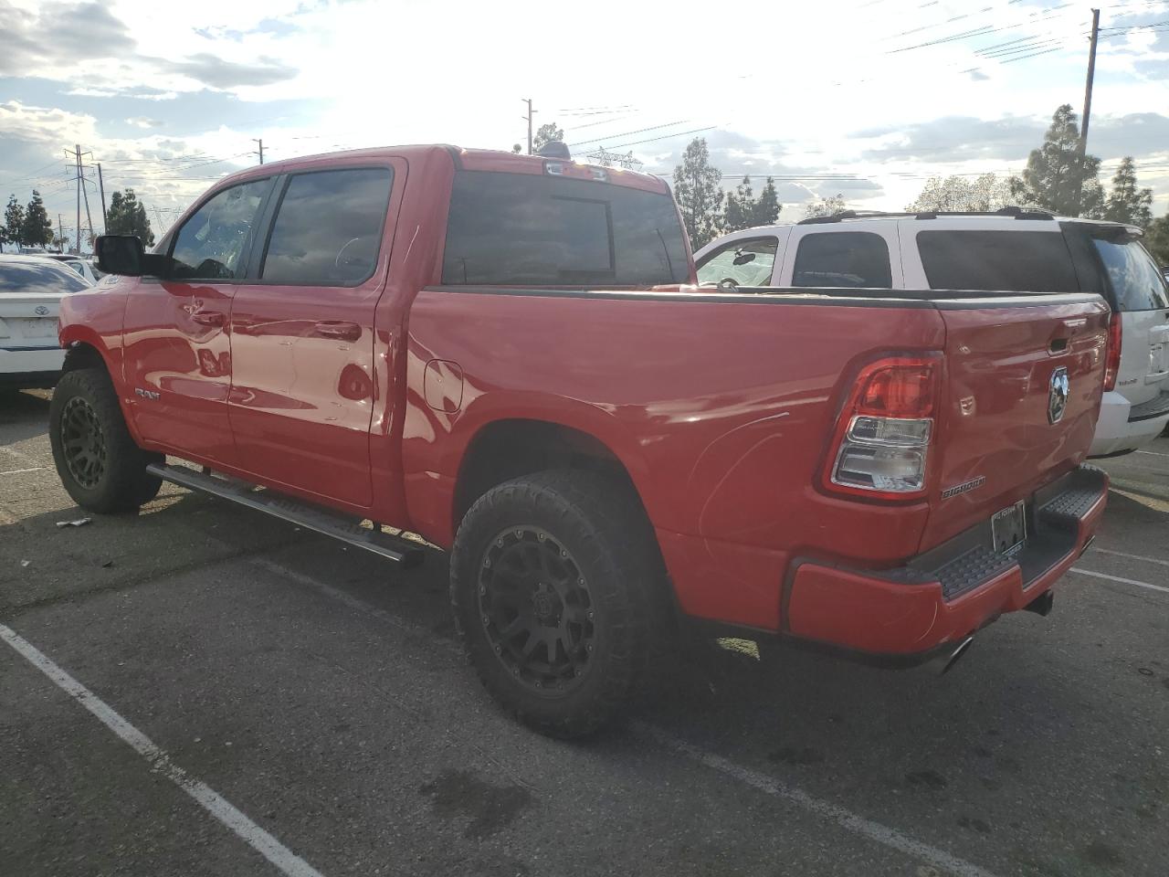 2019 RAM 1500 VIN 1C6RREFT2KN814028 Copart auction photo, vandalism / all over damage thumbnail 2