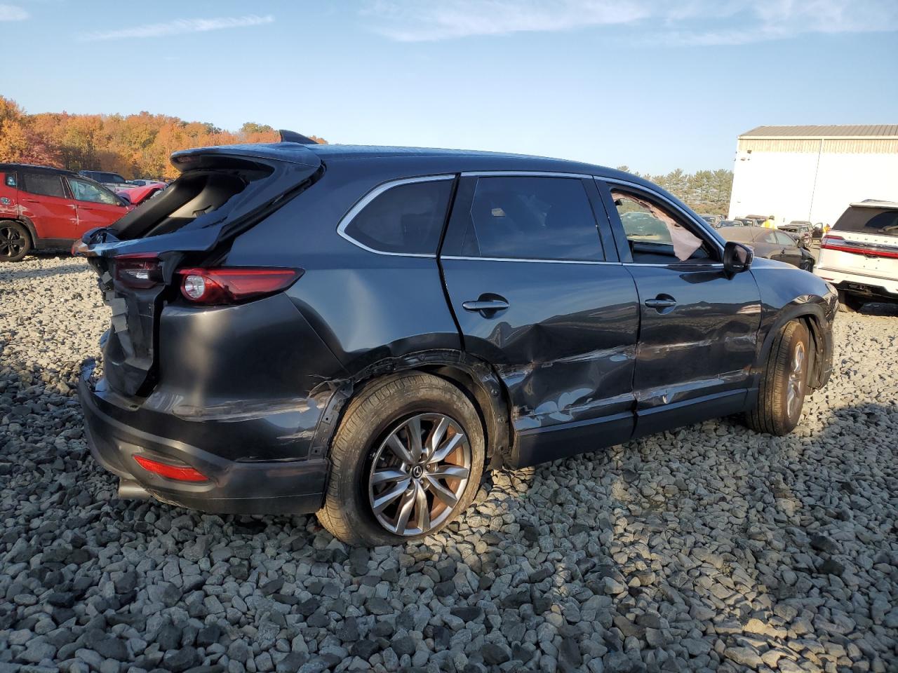 2018 Mazda CX-9 VIN JM3TCBCYXJ0227030 Copart auction photo, rear end / side damage thumbnail 3