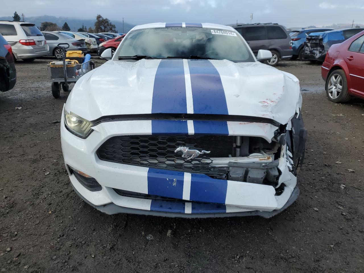 2016 Ford Mustang VIN 1FA6P8AM9G5230872 Copart auction photo, front end damage thumbnail 5