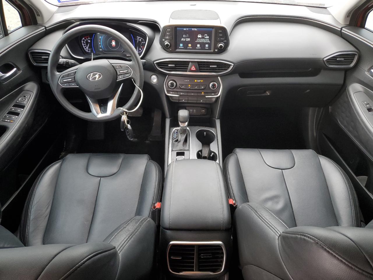 2020 Hyundai Santa Fe VIN 5NMS33AD3LH150921 Copart auction photo, rear end damage thumbnail 8