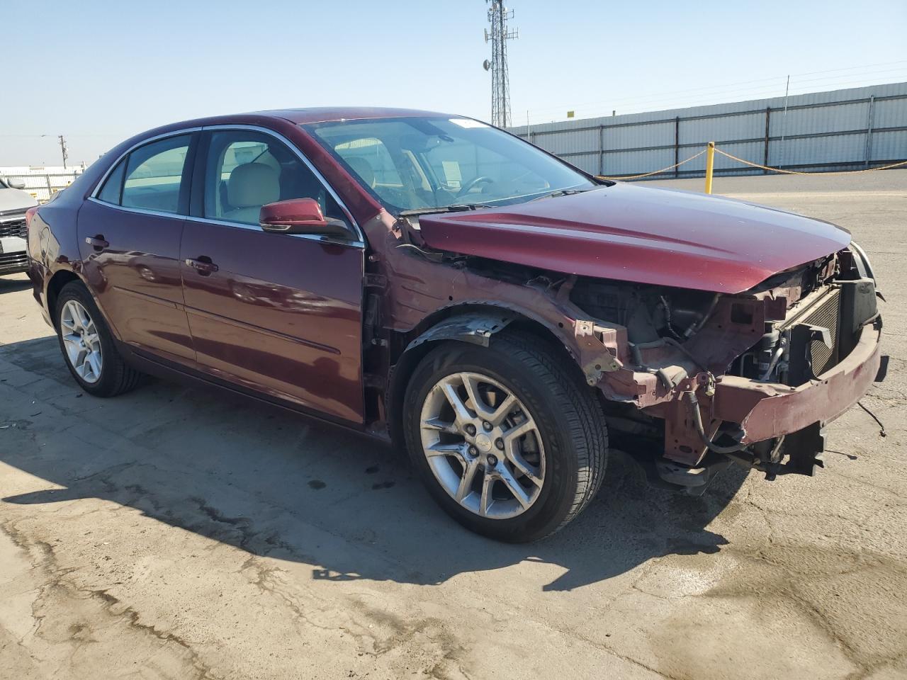 2015 Chevrolet Malibu VIN 1G11C5SL6FF345953 Copart auction photo, front end / side damage thumbnail 4