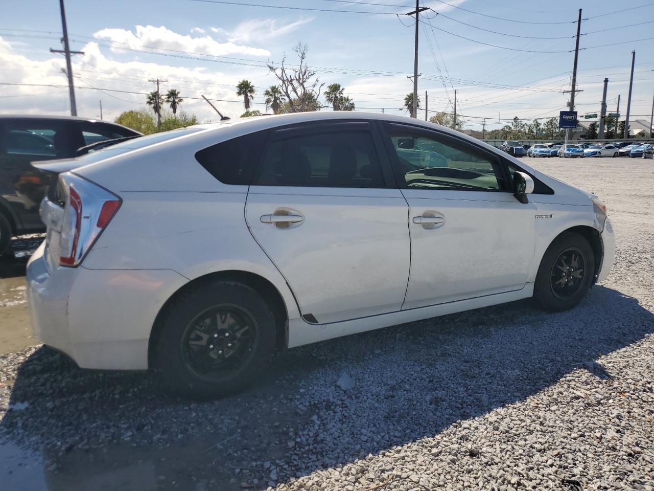 2014 Toyota Prius VIN JTDKN3DU6E0385998 Copart auction photo, front end damage thumbnail 3