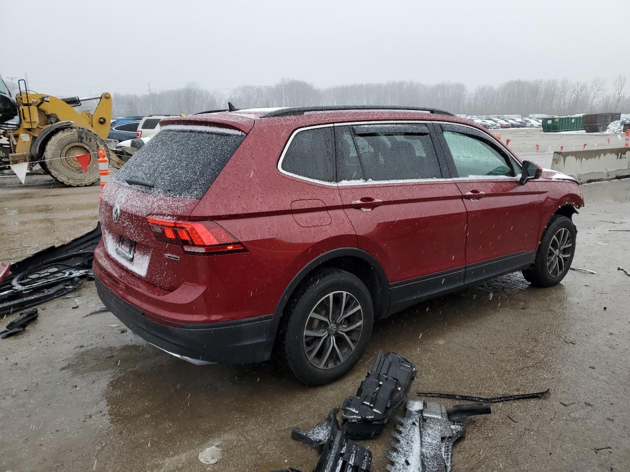 2019 Volkswagen Tiguan VIN 3VV2B7AX4KM100837 Copart auction photo, front end damage thumbnail 3