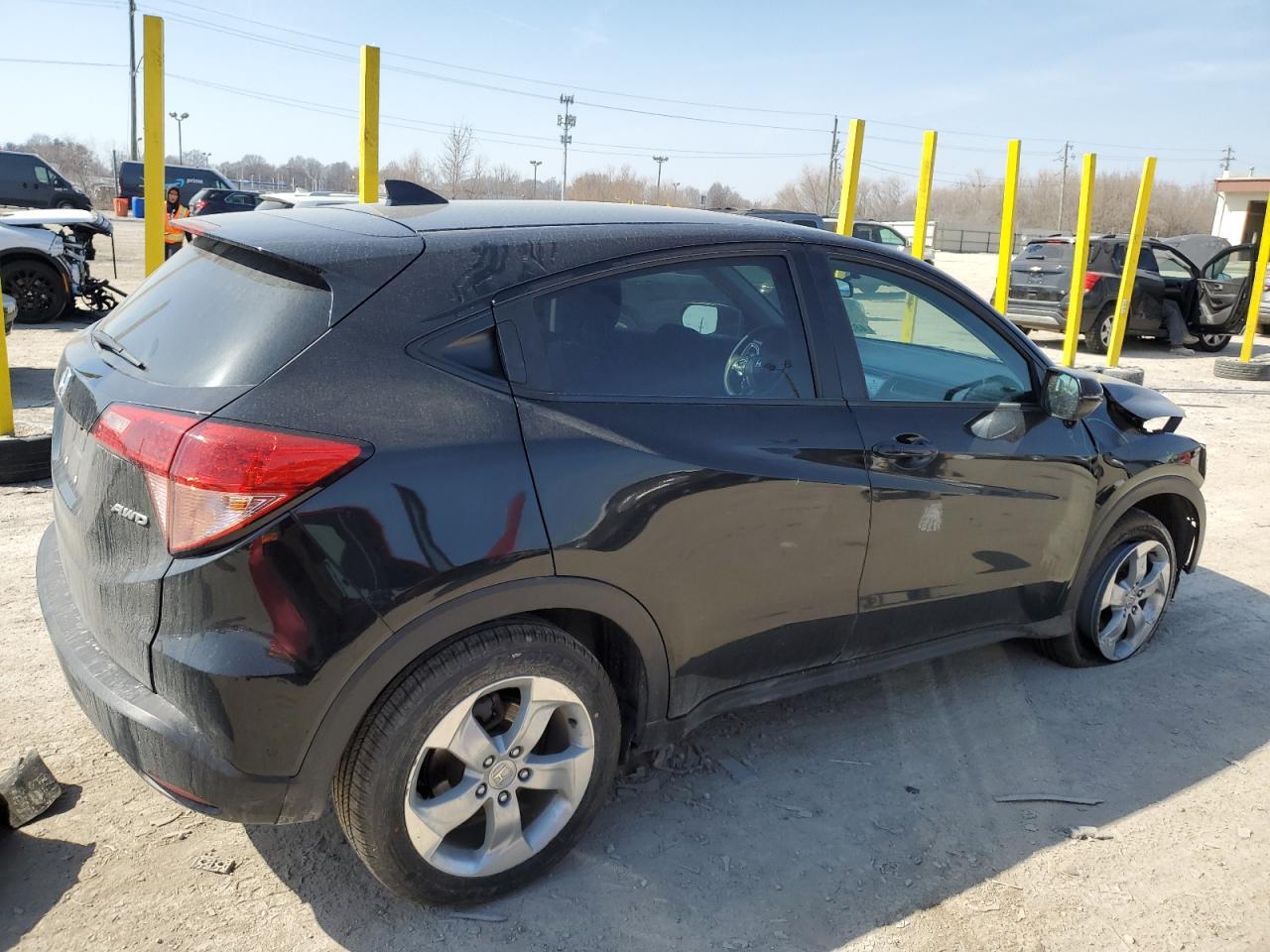 2016 Honda HR-V VIN 3CZRU6H56GM719477 Copart auction photo, front end / undercarriage damage thumbnail 3