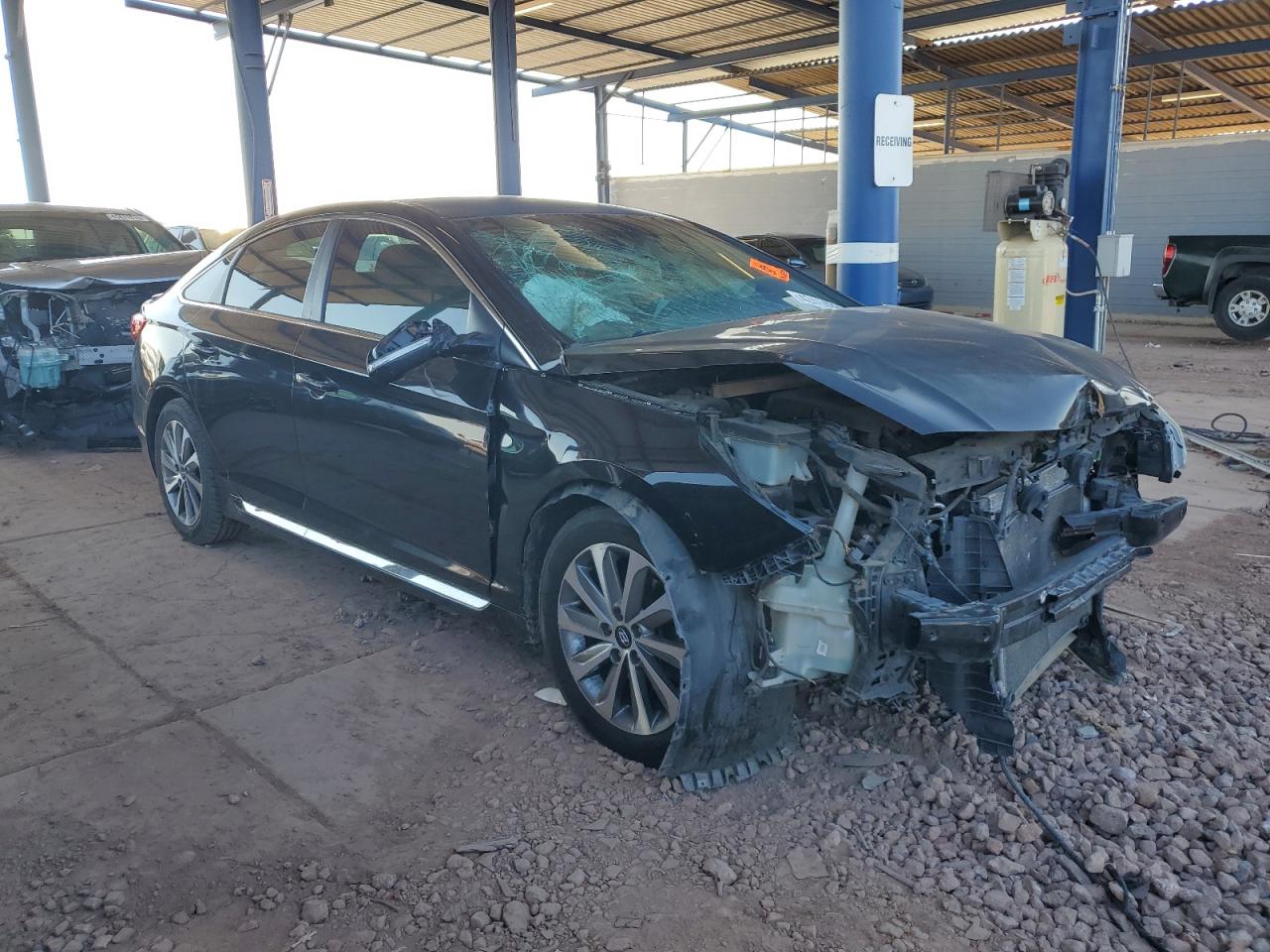 2015 Hyundai Sonata VIN 5NPE34AF3FH062348 Copart auction photo, front end damage thumbnail 4