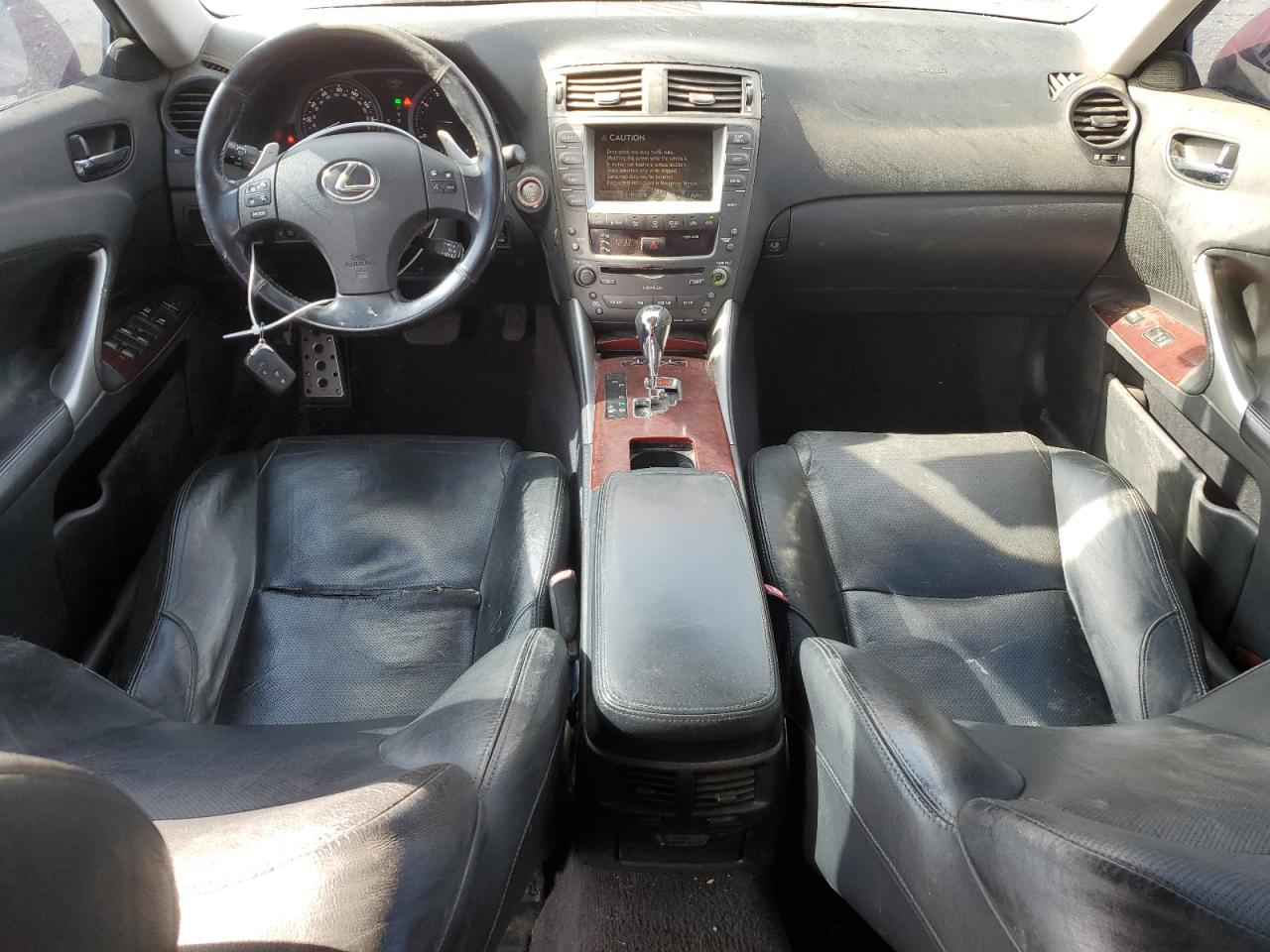 2007 Lexus IS VIN JTHBK262675035502 Copart auction photo, front end damage thumbnail 8