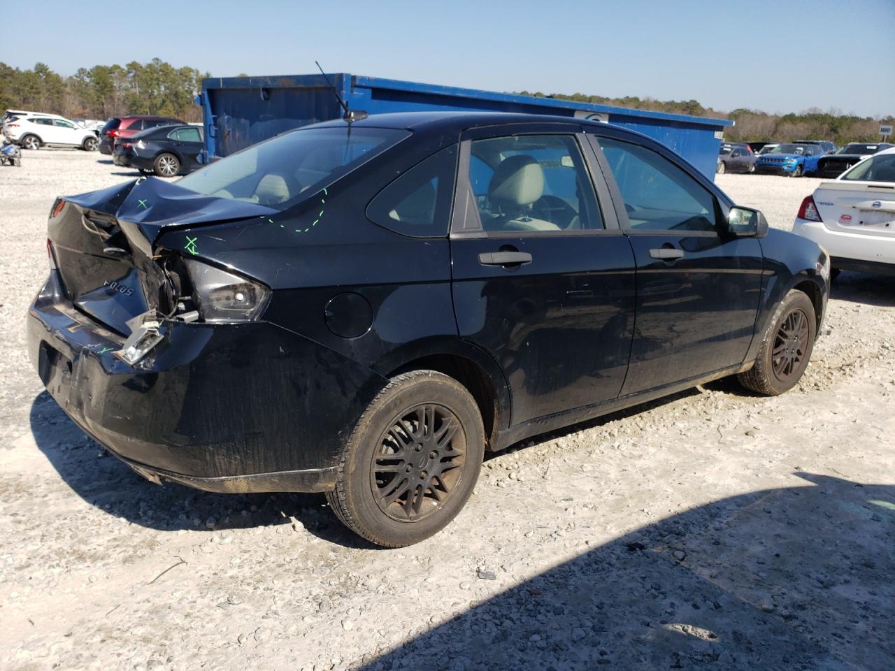 2010 Ford Focus VIN 1FAHP3FN8AW122256 Copart auction photo, rear end damage thumbnail 3