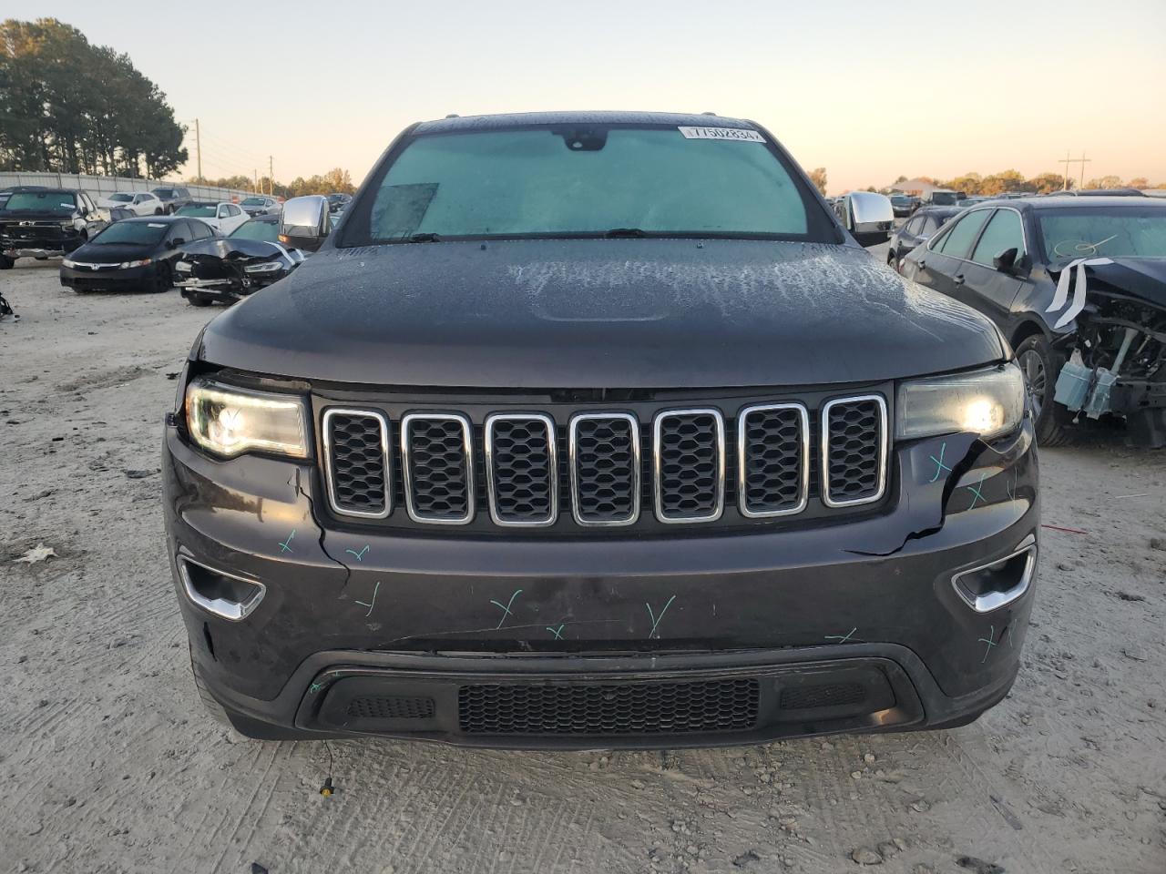 2017 Jeep Grand Cherokee VIN 1C4RJEBG7HC642026 Copart auction photo, rear end / front end damage thumbnail 5