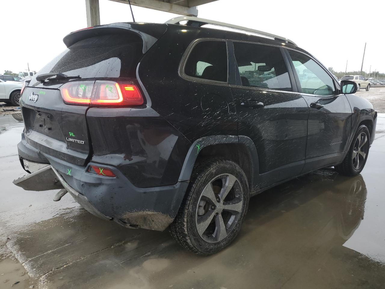 2019 Jeep Grand Cherokee VIN 1C4PJLDB5KD377220 Copart auction photo, front end / rear end damage thumbnail 3
