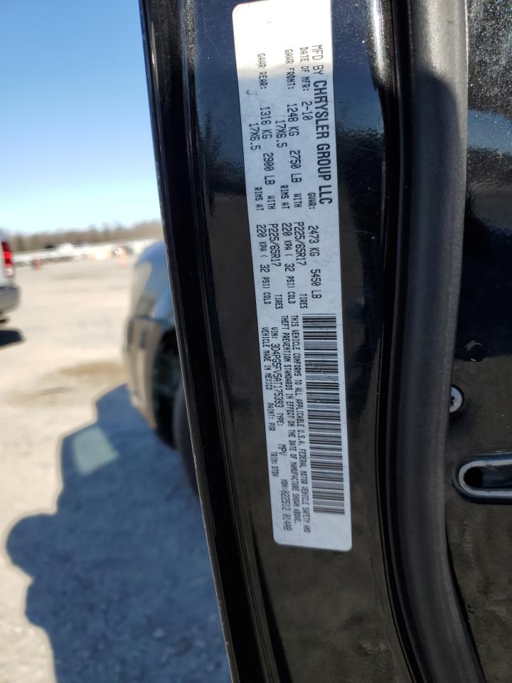 2010 Dodge Journey VIN 3D4PG5FV5AT175393 Copart auction photo, minor dent/scratches damage thumbnail 14
