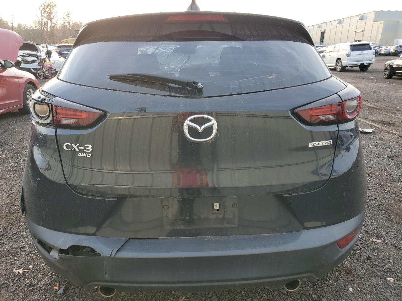 2021 Mazda CX-3 VIN JM1DKFB75M1516380 Copart auction photo, front end / frame damage damage thumbnail 6