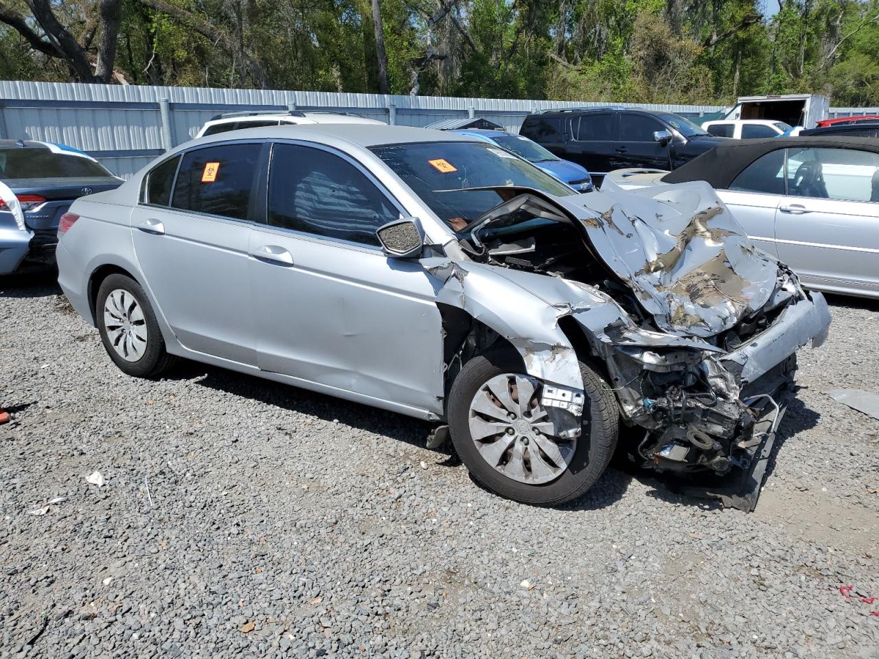2009 Honda Accord VIN JHMCP26399C005889 Copart auction photo, front end / side damage thumbnail 4
