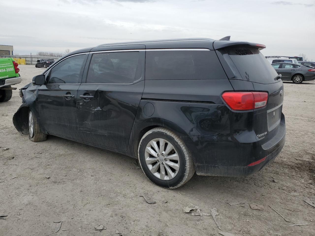 2016 KIA Sedona VIN KNDMC5C1XG6143829 Copart auction photo, front end / minor dent/scratches damage thumbnail 2