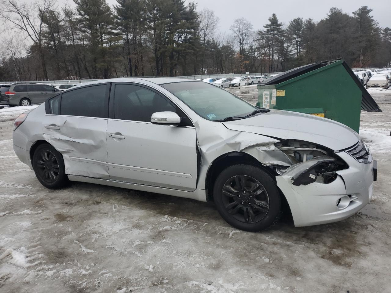 2011 Nissan Altima VIN 1N4AL2AP5BN414695 Copart auction photo, front end / side damage thumbnail 4