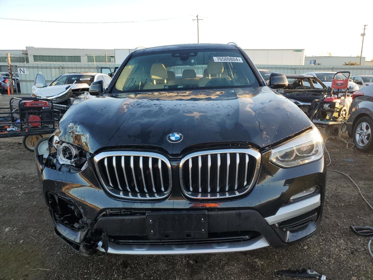 2019 BMW X3 VIN 5UXTR9C54KLR06408 Copart auction photo, rear end / side damage thumbnail 5