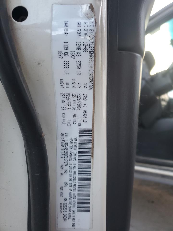 2001 Jeep Grand Cherokee VIN 1J4GW48S91C617174 Copart auction photo, front end damage thumbnail 13