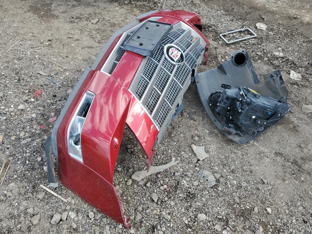 2008 Cadillac CTS VIN 1G6DR57V680144088 Copart auction photo, front end / side damage thumbnail 12