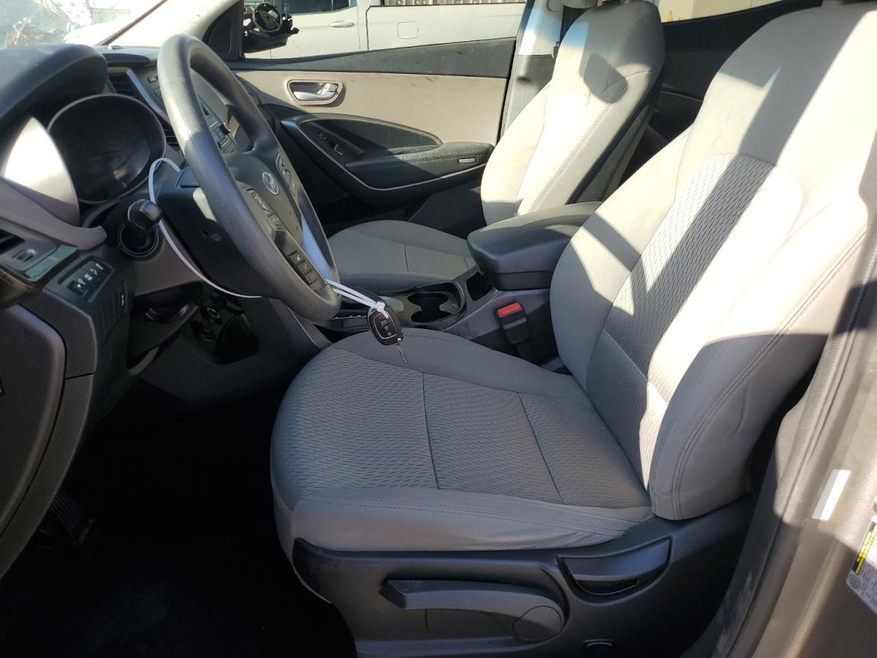2018 Hyundai Santa Fe VIN 5XYZTDLB9JG540140 Copart auction photo, side / front end damage thumbnail 7