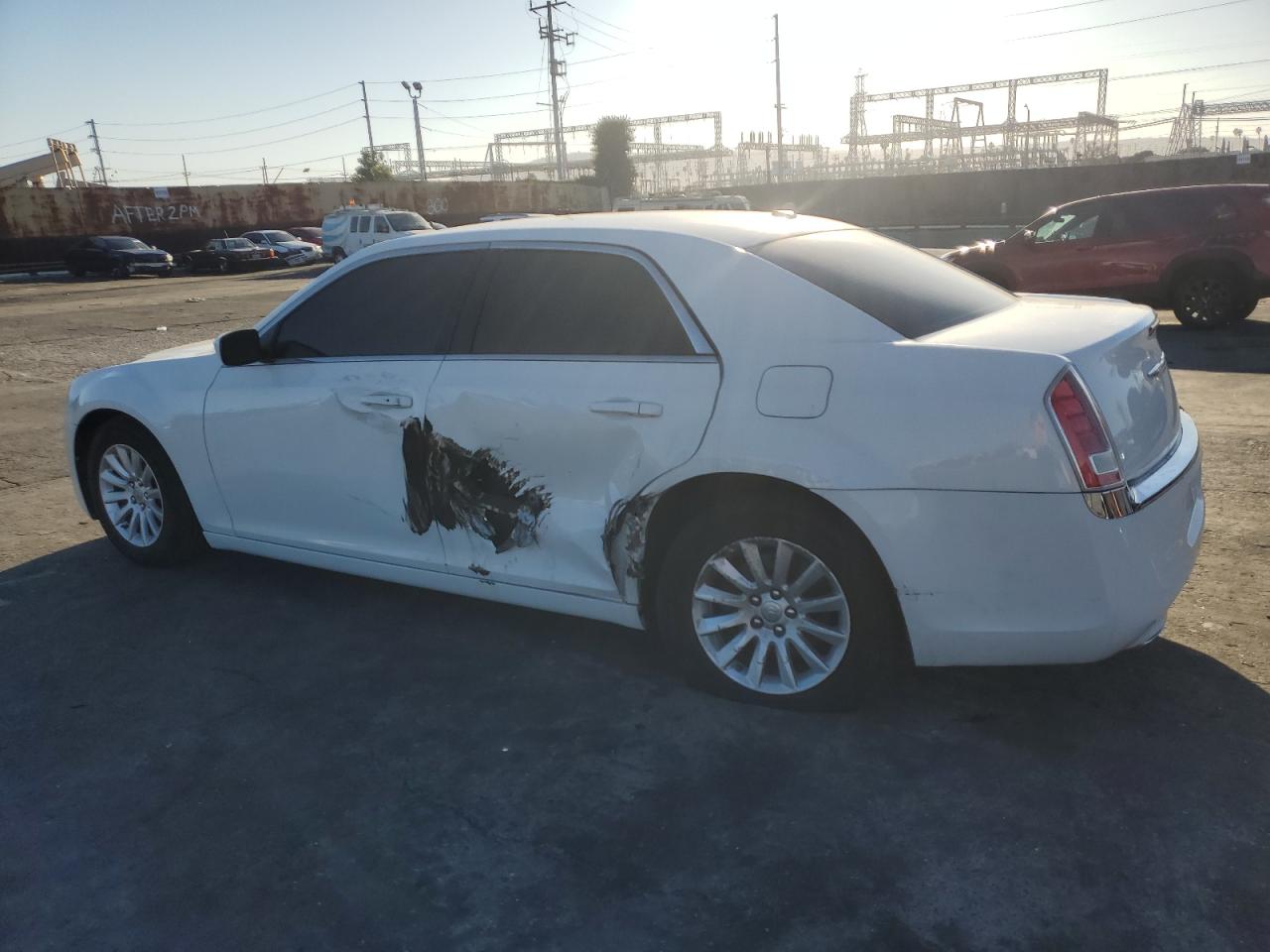 2014 Chrysler 300 VIN 2C3CCAAG7EH377521 Copart auction photo, side damage thumbnail 2