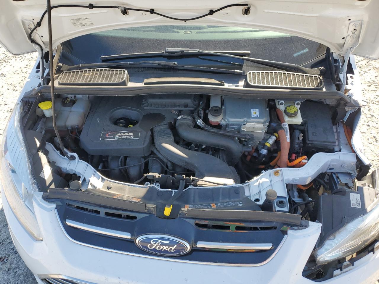 2017 Ford C-MAX VIN 1FADP5FU3HL107595 Copart auction photo, front end / side damage thumbnail 12