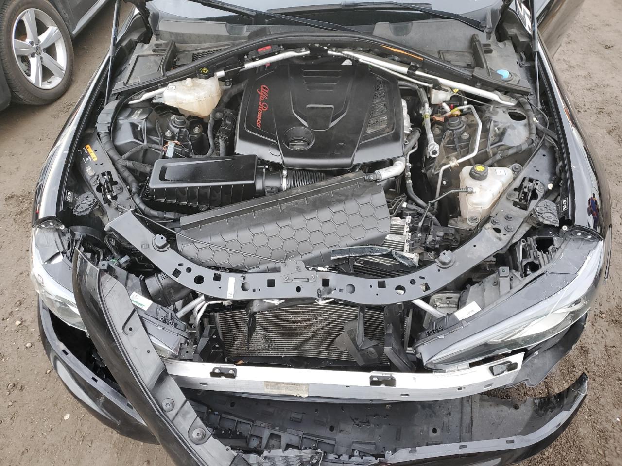 2018 Alfa Romeo Giulia VIN ZARFAECN5J7583546 Copart auction photo, front end damage thumbnail 11