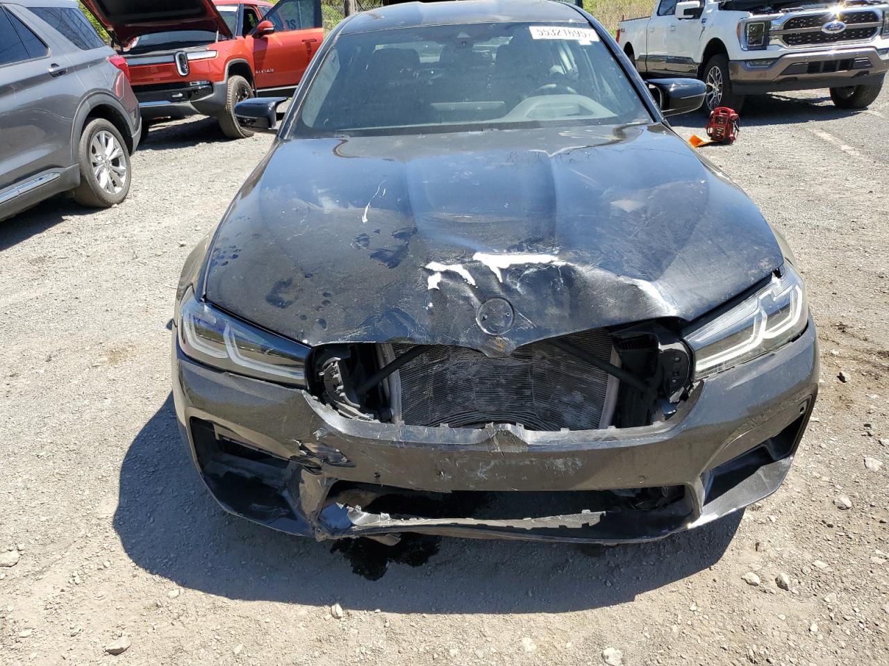 2021 BMW M5 VIN WBS83CH04MCG09673 Copart auction photo, all over damage thumbnail 5
