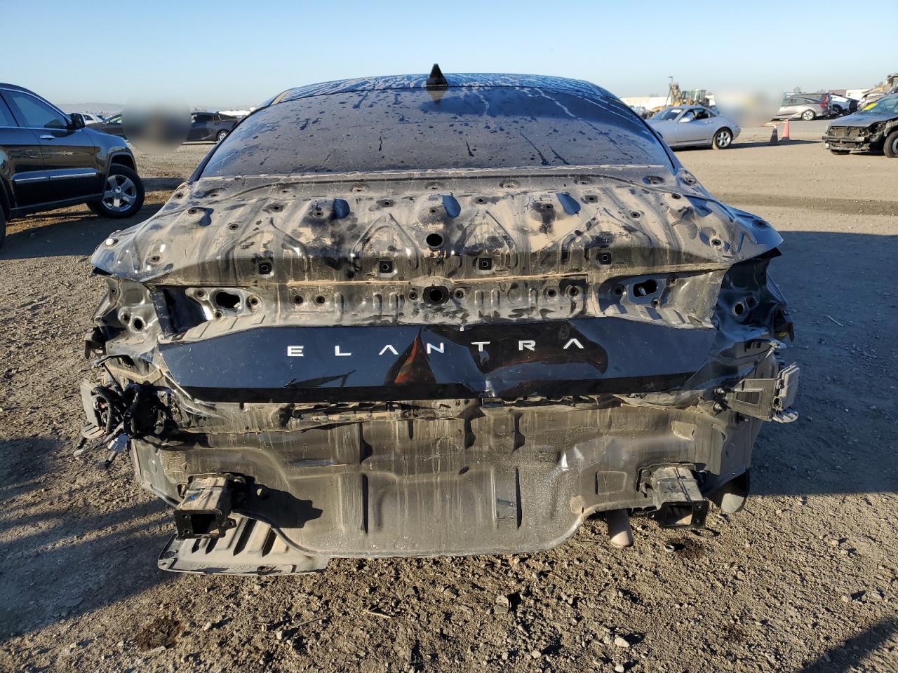 2024 Hyundai Elantra VIN KMHLS4DG0RU678299 Copart auction photo, rear end damage thumbnail 6