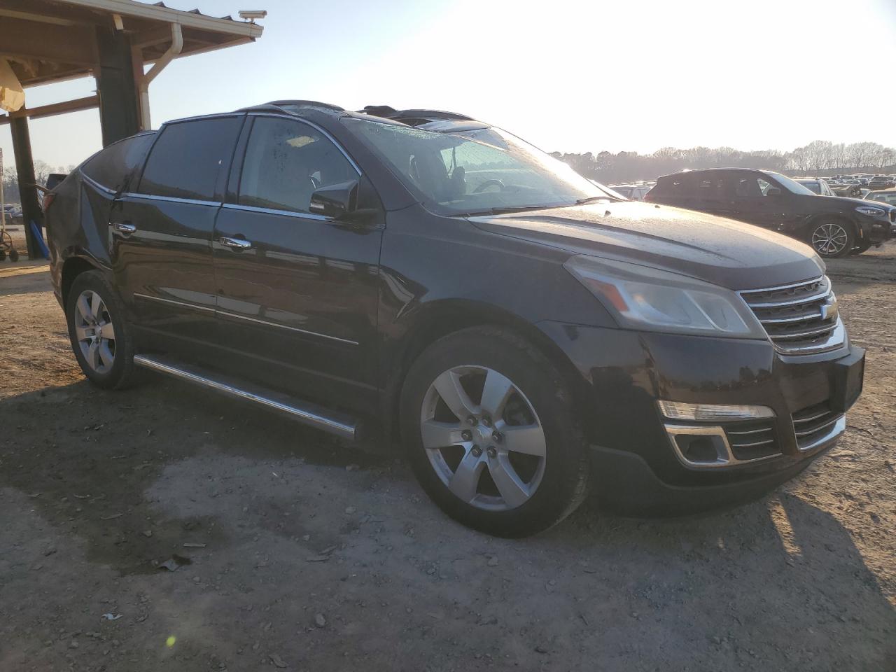 2014 Chevrolet Traverse VIN 1GNKVJKD6EJ309738 Copart auction photo, top/roof / rear end damage thumbnail 4