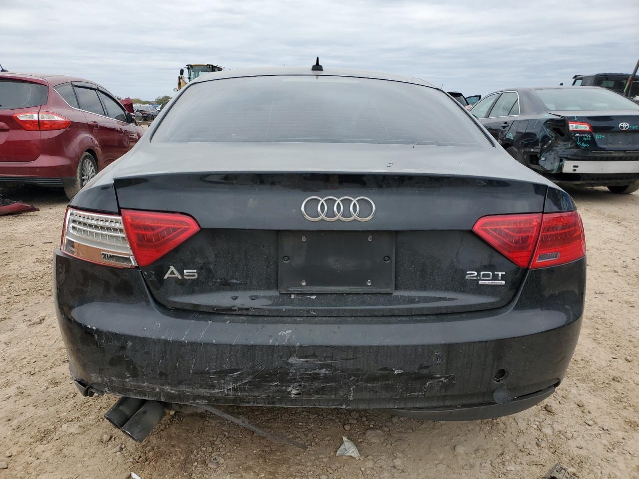 2013 Audi A5 VIN WAUCFAFR6DA037784 Copart auction photo, all over damage thumbnail 6