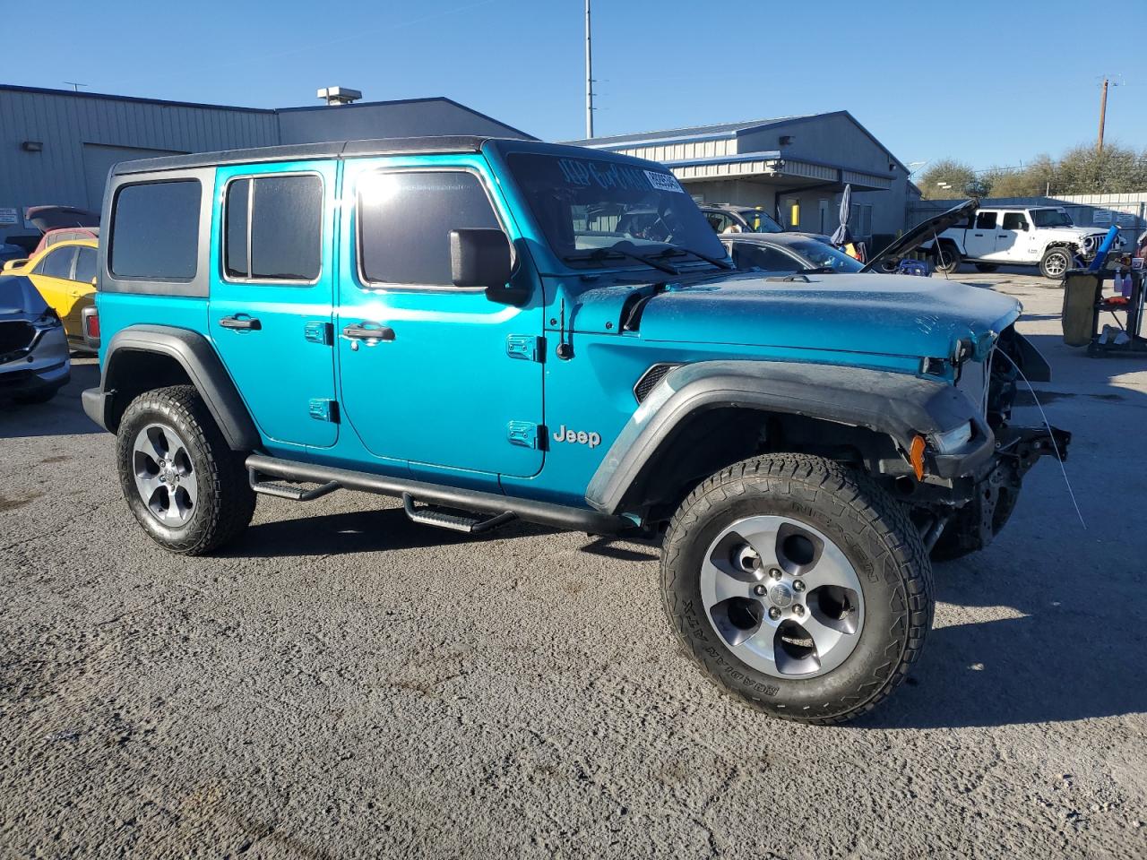 2020 Jeep Wrangler VIN 1C4HJXDG4LW193531 Copart auction photo, front end damage thumbnail 4