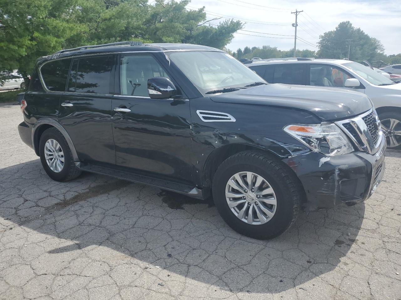 2019 Nissan Armada VIN JN8AY2NC7K9585626 Copart auction photo, all over damage thumbnail 4