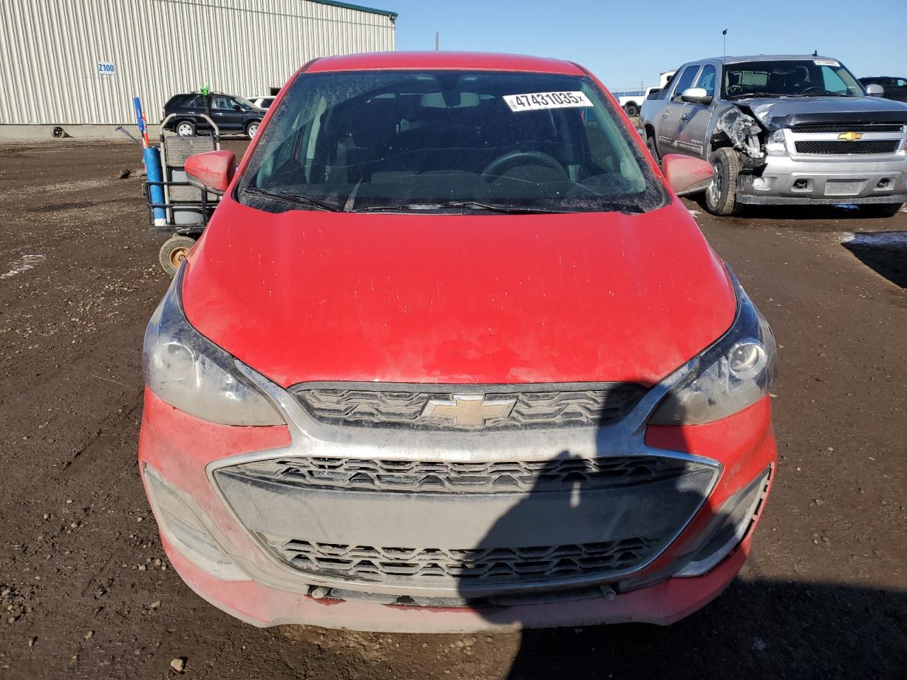 2019 Chevrolet Spark VIN KL8CD6SA4KC789869 Copart auction photo, side / front end damage thumbnail 5