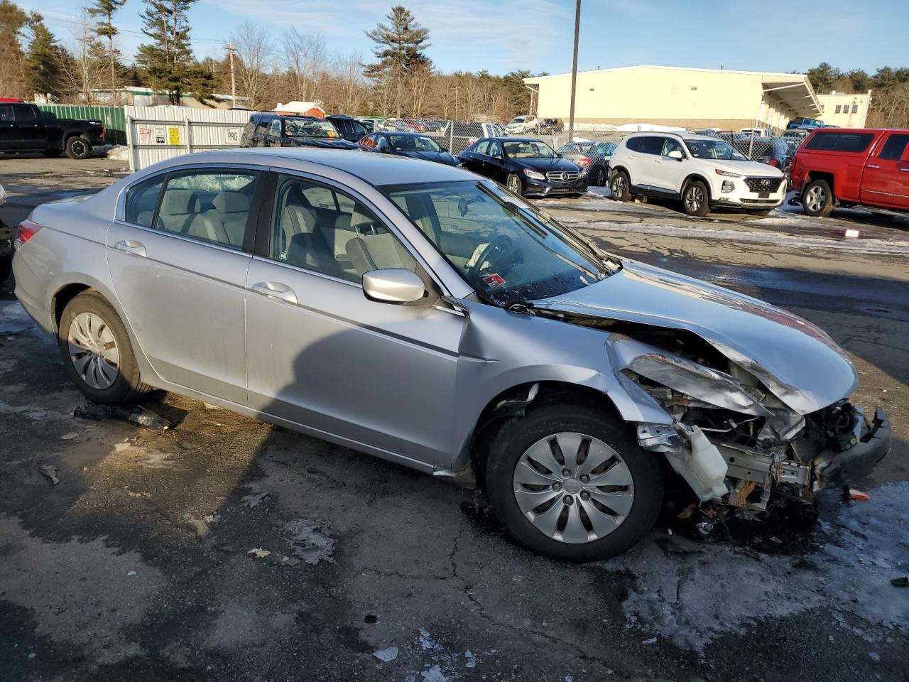 2010 Honda Accord VIN 1HGCP2F39AA017737 Copart auction photo, front end damage thumbnail 4