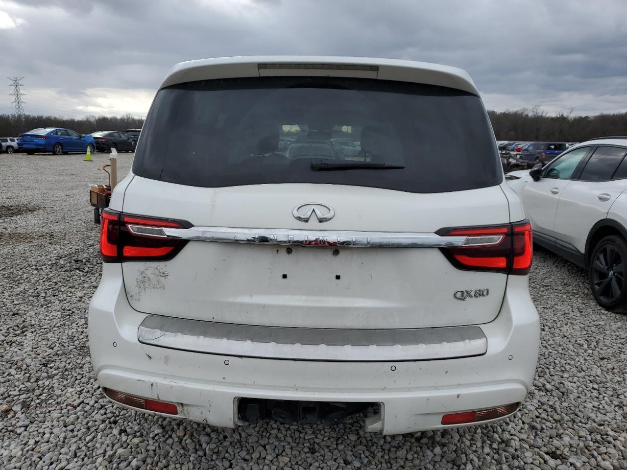 2019 Infiniti QX80 VIN JN8AZ2NF8K9681398 Copart auction photo, minor dent/scratches damage thumbnail 6