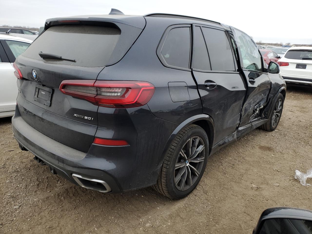 2019 BMW X5 VIN 5UXJU2C54KLN49793 Copart auction photo, side damage thumbnail 3