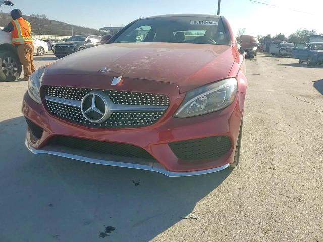 2017 Mercedes-Benz C-klasse VIN WDDWJ4JB5HF417837 Copart auction photo, rear end damage thumbnail 10