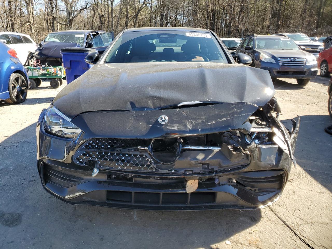 2024 Mercedes-Benz C-klasse VIN W1KAF4HBXRR177105 Copart auction photo, front end damage thumbnail 5
