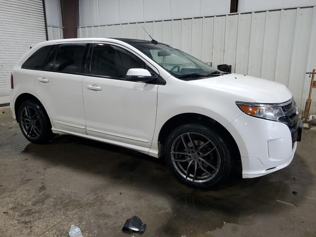 2014 Ford Edge VIN 2FMDK4AK9EBB14275 Copart auction photo, rear end / side damage thumbnail 4