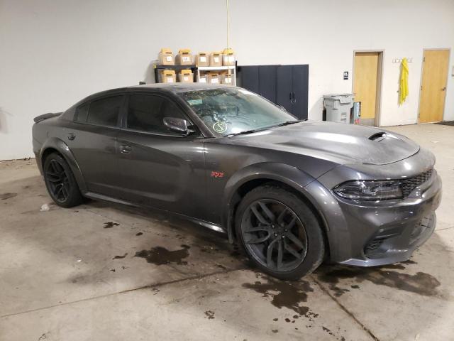 2021 Dodge Charger VIN 2C3CDXGJ5MH602049 Copart auction photo, vandalism damage thumbnail 4