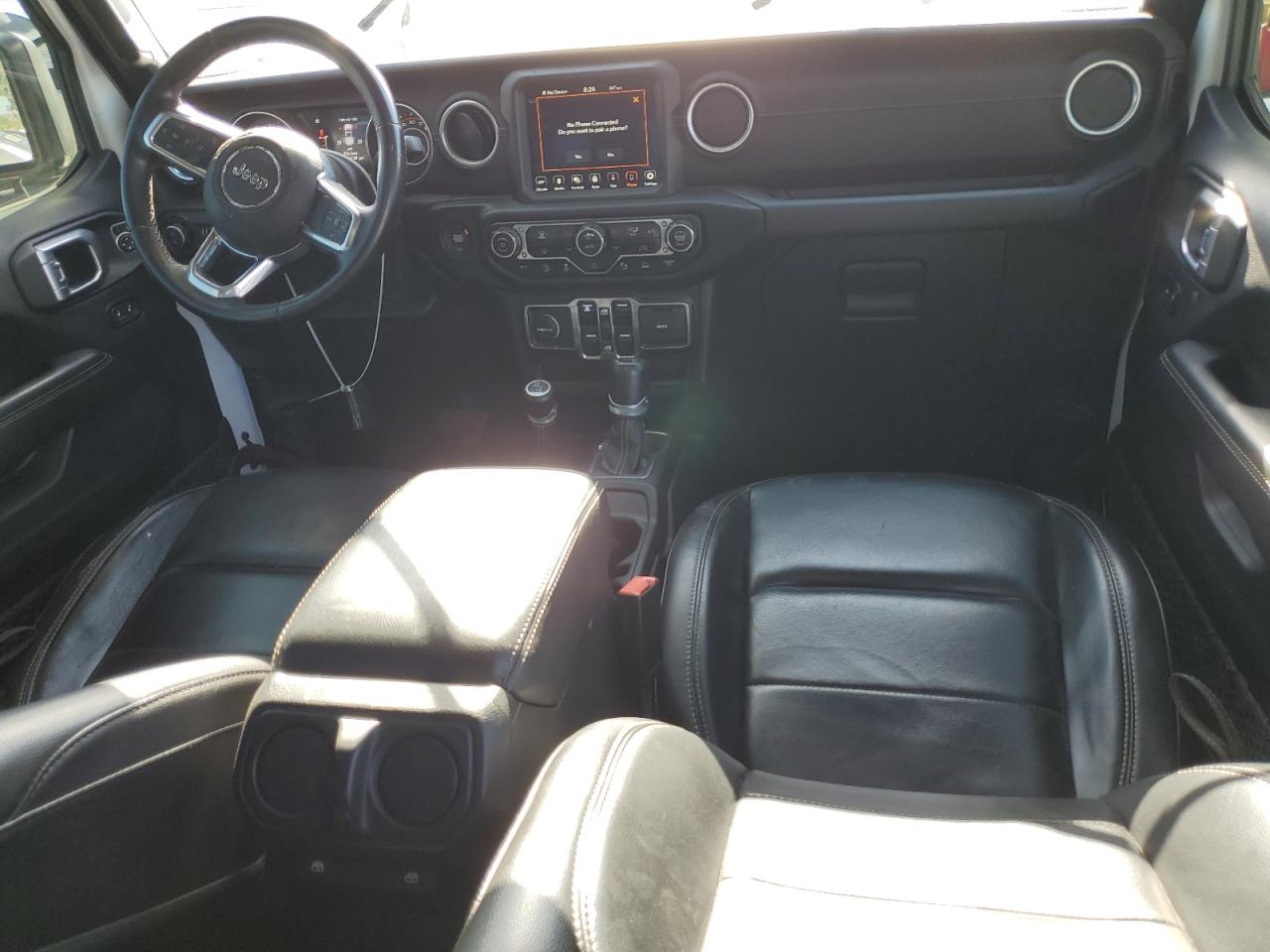 2021 Jeep Gladiator VIN 1C6HJTFGXML504007 Copart auction photo, front end damage thumbnail 8