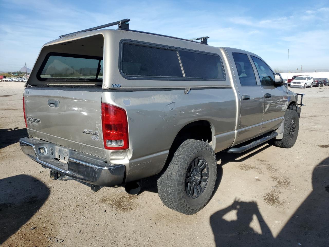 2004 Dodge RAM VIN 3D7KU28C84G246924 Copart auction photo, burn - engine damage thumbnail 3
