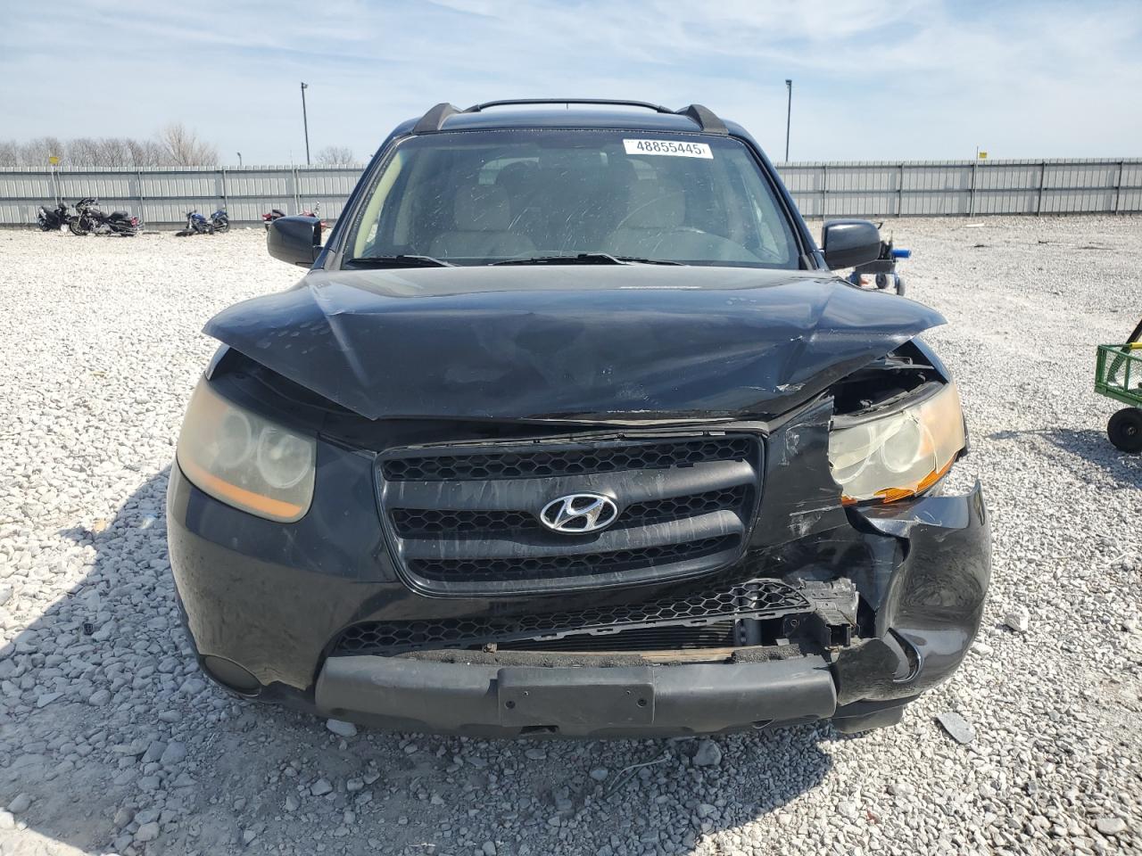 2008 Hyundai Santa Fe VIN 5NMSG73D68H181404 Copart auction photo, front end / minor dent/scratches damage thumbnail 5