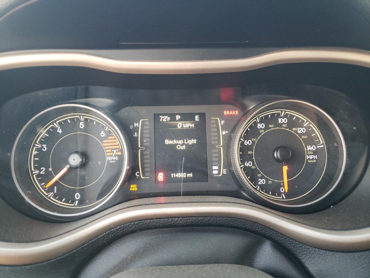 2017 Jeep Grand Cherokee VIN 1C4PJMCB2HW545982 Copart auction photo, rear end / side damage thumbnail 9