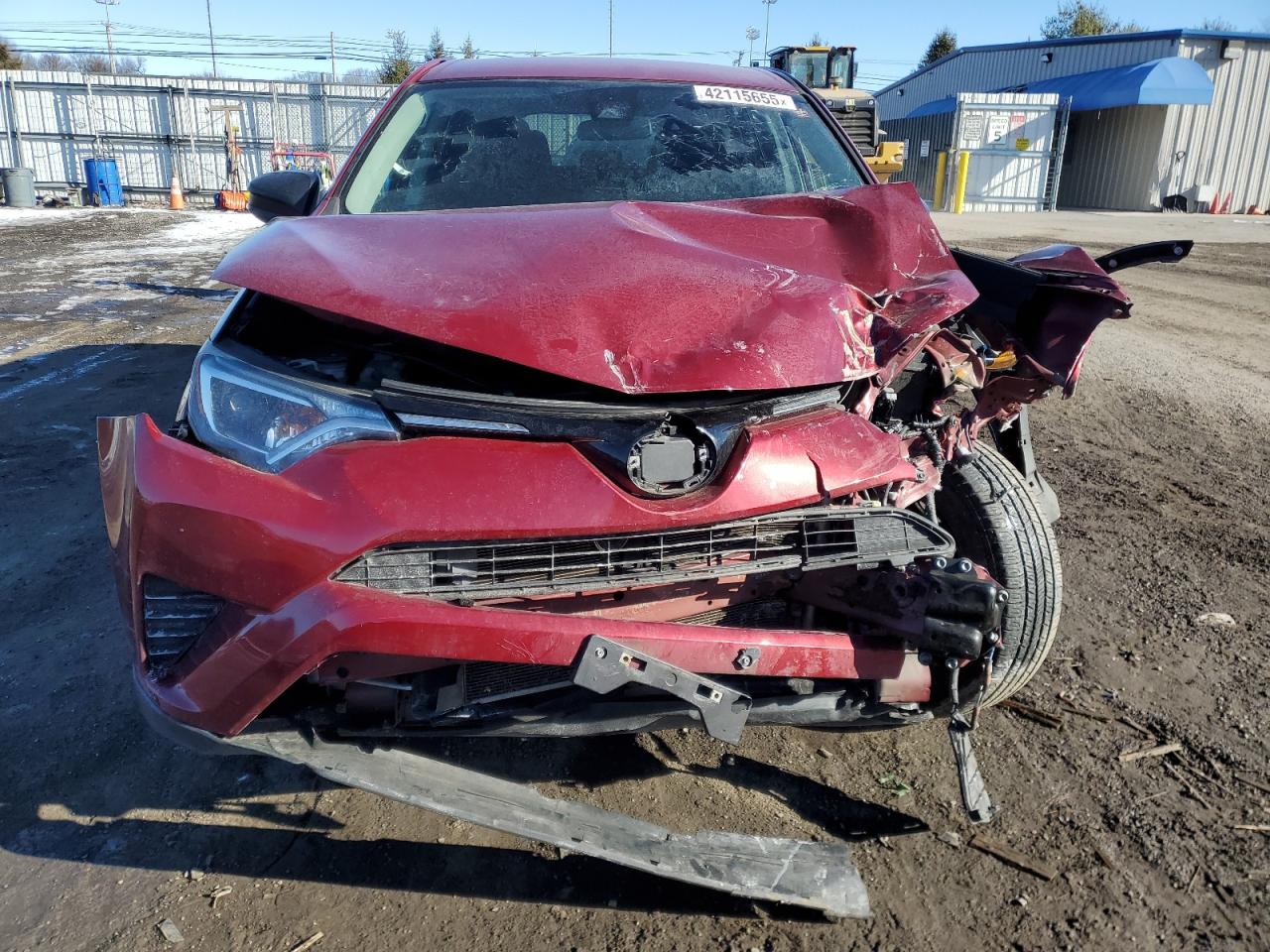 2018 Toyota RAV 4 VIN 2T3BFREV2JW717173 Copart auction photo, front end damage thumbnail 5